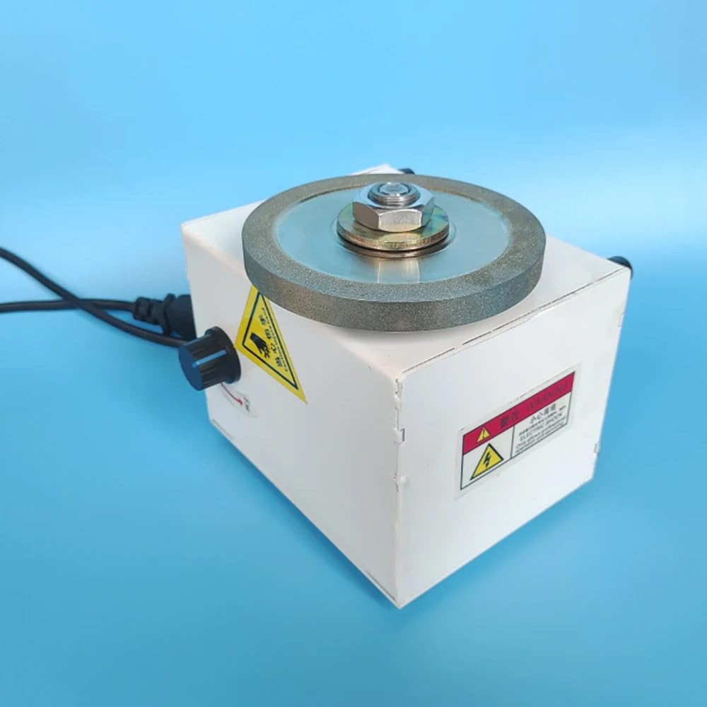 Toplionace Elektryczna Ostrzałka do Noży o Dużej Mocy 220V i Mocy 280W ściernica Diamentowa φ60mm Polerka do Noży 0-12000 Obr./min