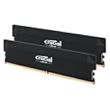 Crucial Pro DDR5 RAM 32GB Kit (2x16GB) 6400MHz CL38, Overclocking Desktop Gaming Memory, Intel XMP 3.0 & AMD Expo Compatible – Black CP2K16G64C38U5B