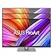 ASUS ProArt PA279CRV - 27 Zoll 4K UHD Professioneller Monitor - 16:9 IPS, 3840x2160 - ergonomisch, Pivot, Calman, hohe Farbtreue, DisplayHDR 400 - DisplayPort, HDMI, 96W USB-C, USB-Hub, Speaker