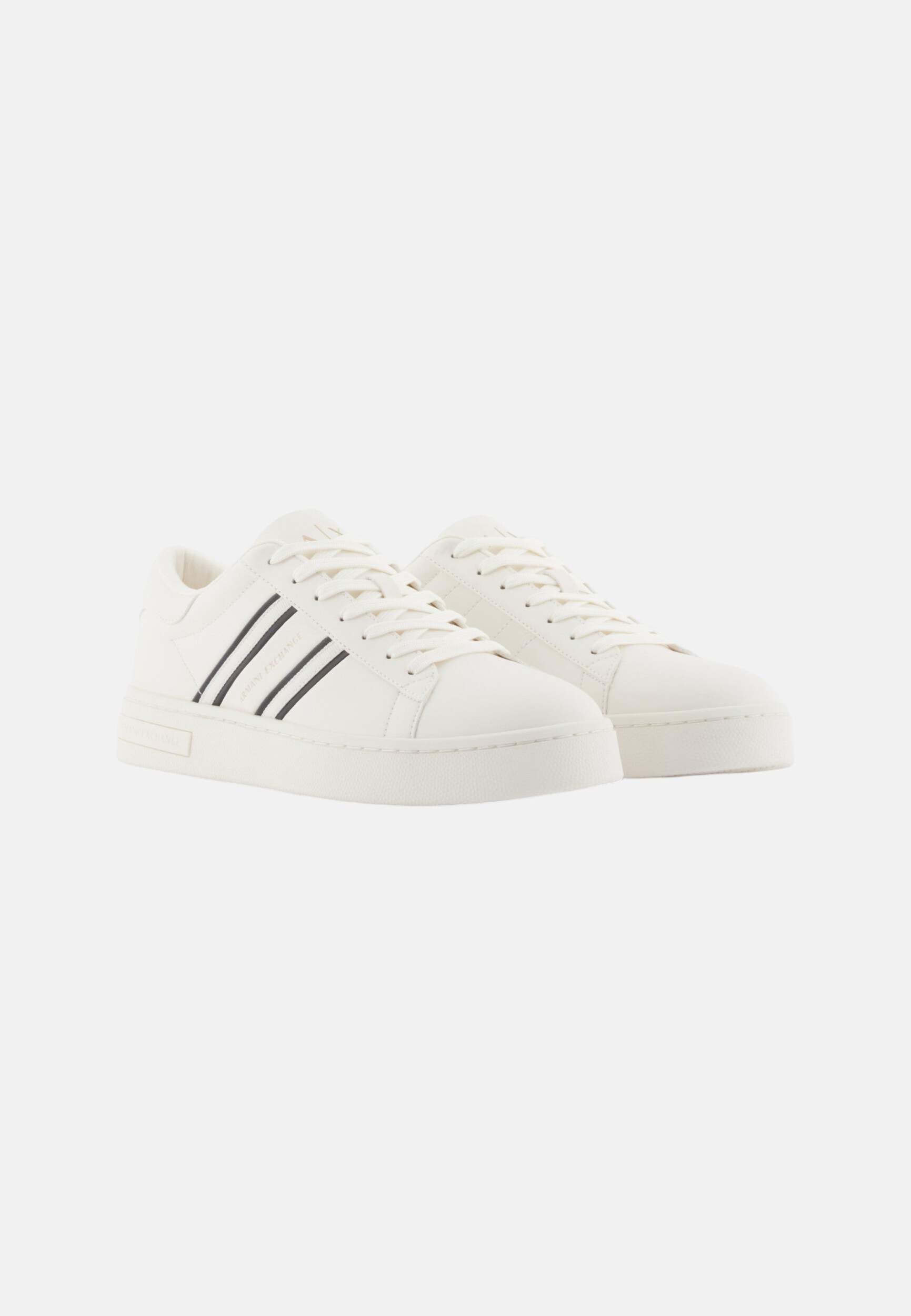 Armani Exchange London, Side Stripes, Color Contrast, Scarpe da Ginnastica Uomo