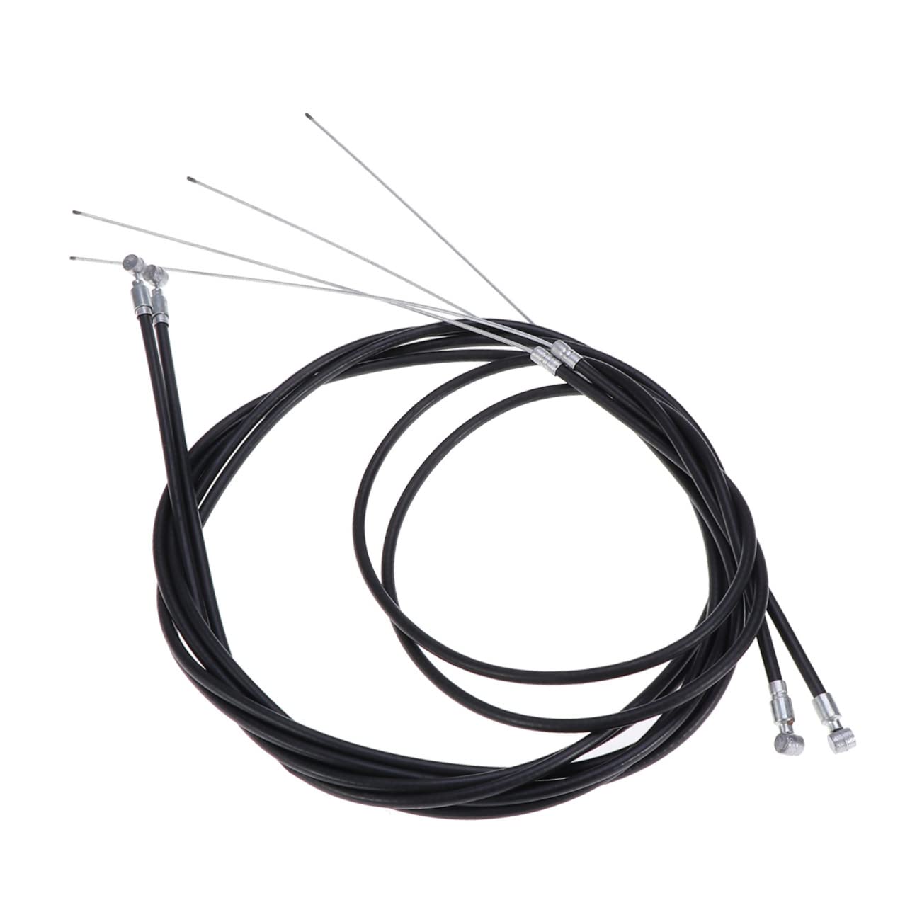 Mikinona 4Pcs Bike Brake Cable Rear Derailleur Shifting Wire Durable Housing Cable Hose Kit for Mountain and Road Bikes Smooth Operation and Custom