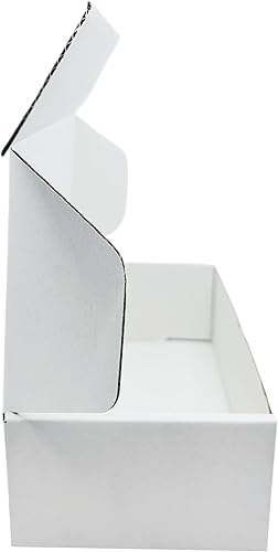 Miniatura 10 de Caja blanca pequeña de 6 x 6 x 2 pulgadas, paquete de 50 cajas de envío reciclables de cartón corrugado para envíos de regalo