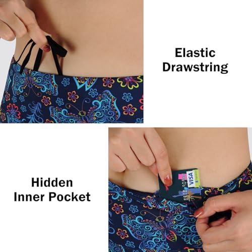 Turnhier Women's 20" Knee Length Skorts Skirts Casual Athletic Tennis Golf Skirt with Pockets3