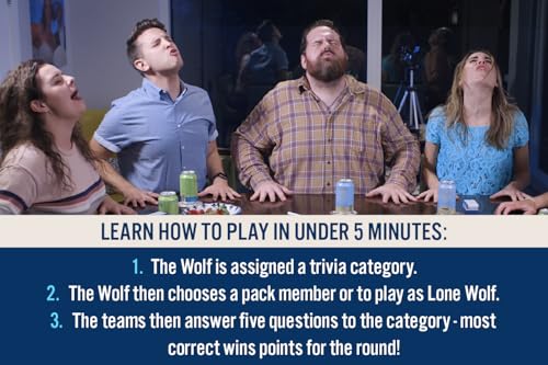 The Game of Wolf juego de trivia estratégico miniatura 3