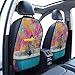 Gjieliness Zebra In A Bathtub Car Seat Back Kick Protectors,2 Pack Kick Mats With Storage Pockets For Vehicles To Protect From Dirt Mud Scratches