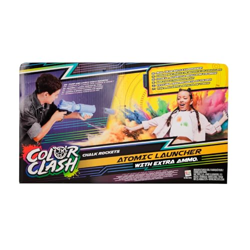 Image of Funskool Color Clash Atomic Launcher, Color Gun for Holi, Eco Friendly, Outdoor Games Toy Gun for Boys, Best Gift for Kids 8 Year Old and Above