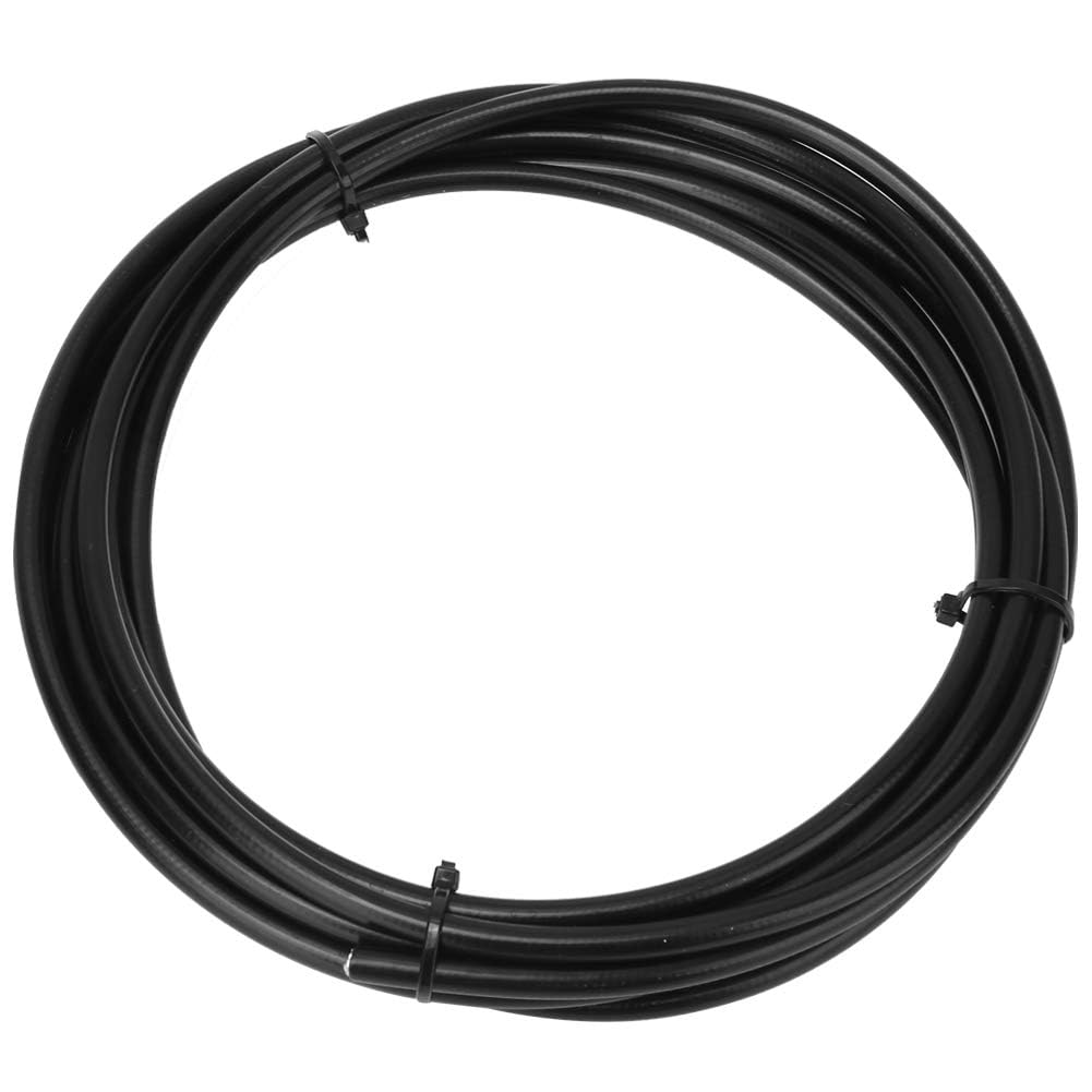 Alomejor Black Hydraulic Disc Brake Hose For Mountain Bike - Durable Bike Brake Line Pipe With 3 Meters Length (1Pc)