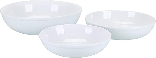 Miniatura 6 de BIA Cordon Bleu Everyday - Juego de 2 cuencos redondos surtidos de porcelana, pequeños (1.5 cuartos de galón), grandes (2.5 cuartos de galón),