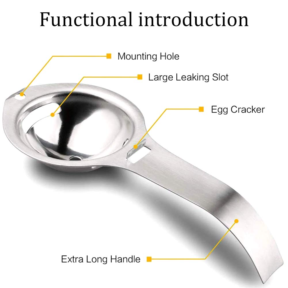 Séparateur D'œufs En Acier Inoxydable, Séparateur D'œufs Avec