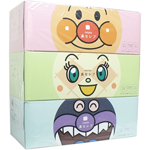 ネピア アンパンマン鼻セレブティシュ 360枚(180組)3個×10セット 51EJyXlU-DL.jpg