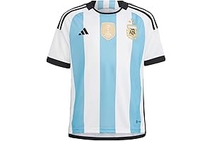 Boys Adidas Youth Soccer Argentina 2022 3-Star Home Jersey