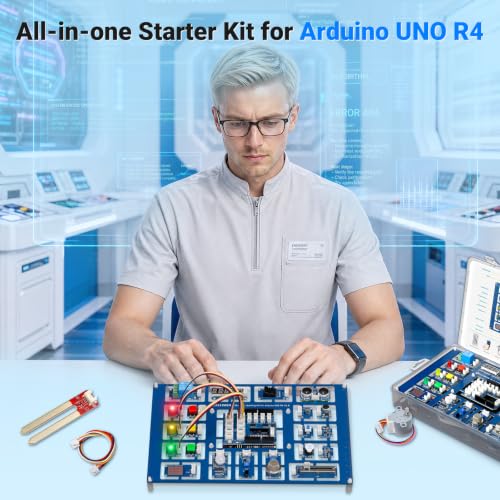 ELECROW All-in-one Starter Kit with Arduino Uno R4 WiFi Development Board - Image 5