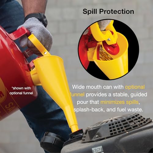 Image of Eagle 2.5 Gallon Type I Red Safety Gas Can for Gasoline