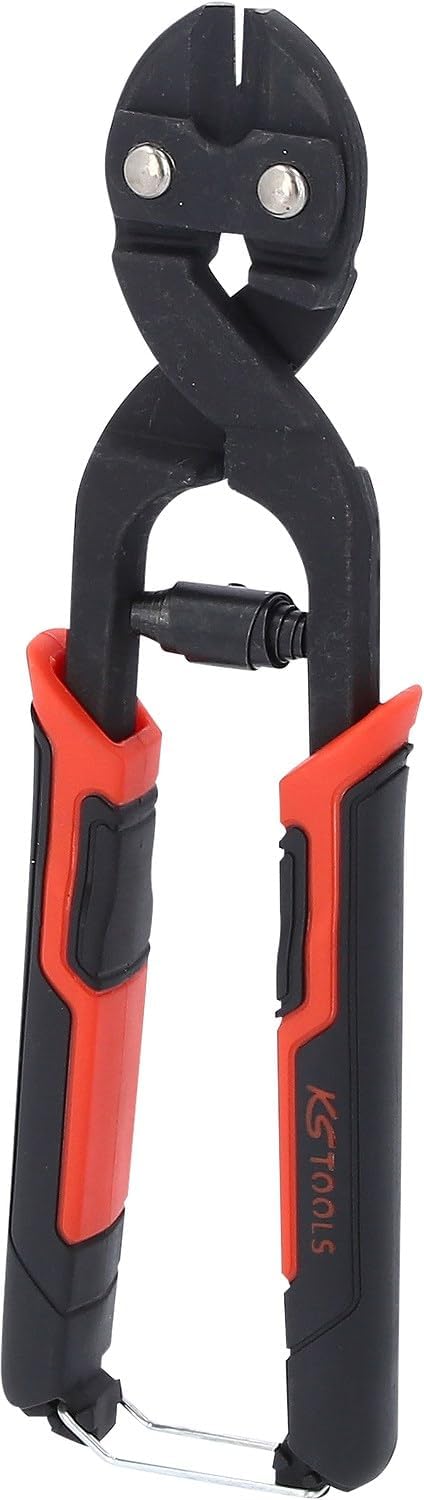KS Tools 119.0005 Mini Bolt Cutter, Self-Releasing, 8 Inches