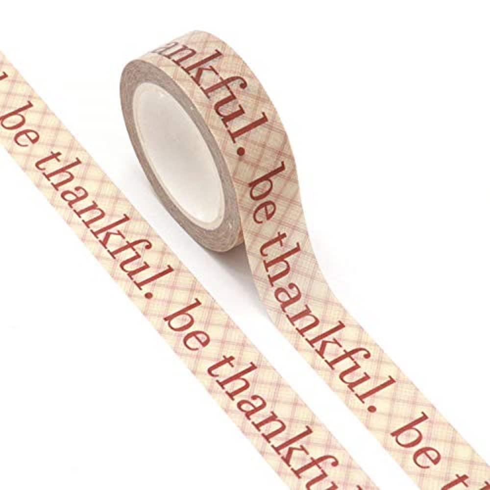 Syntego Be Thankful Decorative Decorative Washi Tape 15Mm X 10M