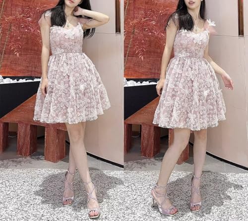 Asulla Sweetheart Prom Homecoming Dress Short Lace Tulle Cocktail Party Formal Gowns4