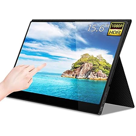 Amazon Gies 極薄型 Ips液晶 モバイルモニター Hdr対応 スピーカー内蔵 Usbtypec一本で接続 Hdmi接続 Typec Pdポート スマホ タブレット接続 Hdmi接続も可能 Switch直結ok Playstation ゲームモニター スタンドカバー付き 15 6inchfhdタッチ Geno Pcリサイクル