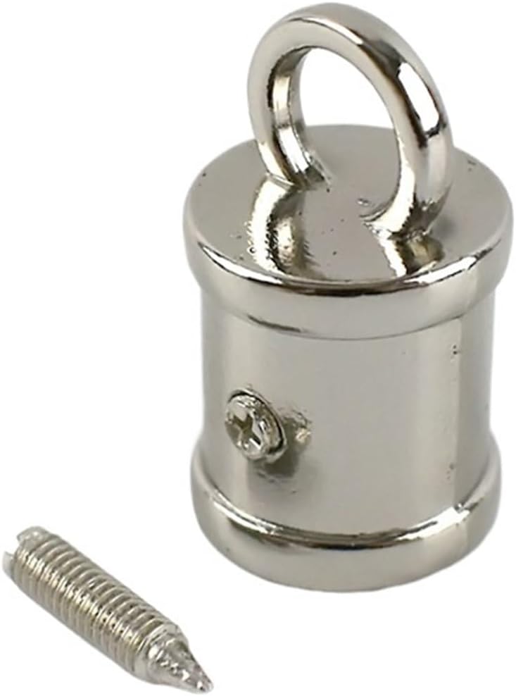 Cord Locks 10Pcs Metal Bag Straps Clasps Tassel Fringe Cap Lether Rope Cord Lock Connector Buckles DIY Handbag Accessories For Drawstring