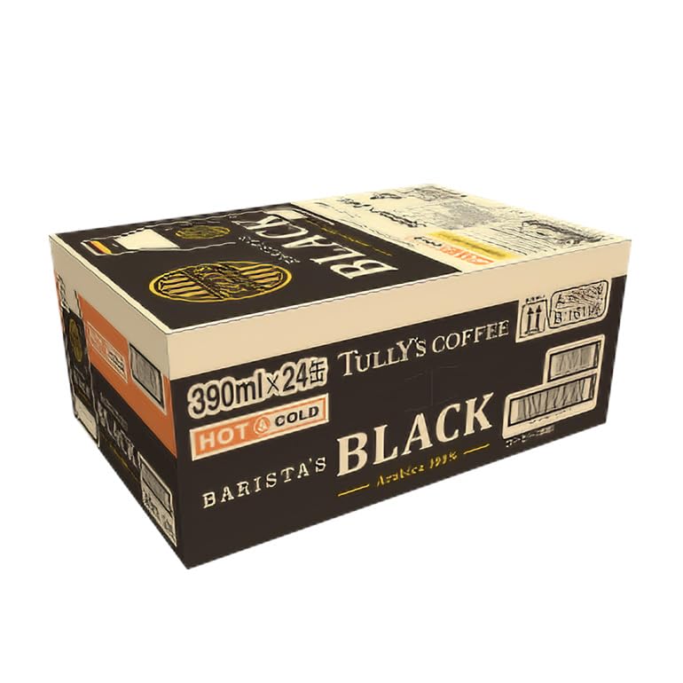 Amazon.co.jp: Itoen Tully's Coffee Barista BLACK Black Bottle Cans