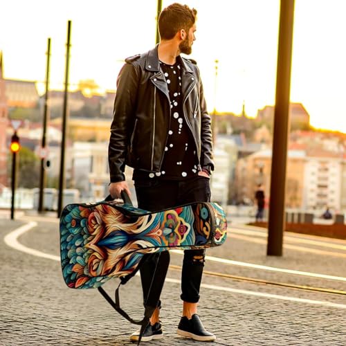 JRHEJTFZ Housse pour guitare acoustique de 1,9 cm d’épaisseur – Imperméable – Durable et élégant – Motif chouette sur fond noir, Multicolore 5., 42.9×16.9×4.7 in, Motif imprimé tendance - Les Beatles, Paul McCartney, John Lennon, RIngo Starr, George Harrison JRHEJTFZ Housse pour guitare acoustique de 1,9 cm d'épaisseur - Imperméable - Durable et élégant - Motif chouette sur fond noir, Multicolore 5., 42.9x16.9x4.7 in, Motif imprimé tendance – Image 7