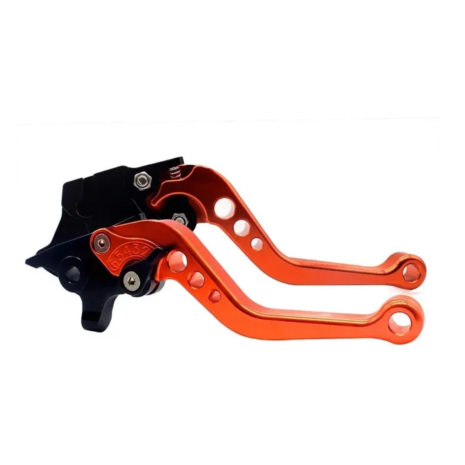 Abdktmnx Orange Universal Motorcycle Clutch Brake Handle Drum Lever For Gy6 Motorbike Accessories Alloy Cnc Motorbike Handlebar Brake Handlebar Clutchs Brakes Levers