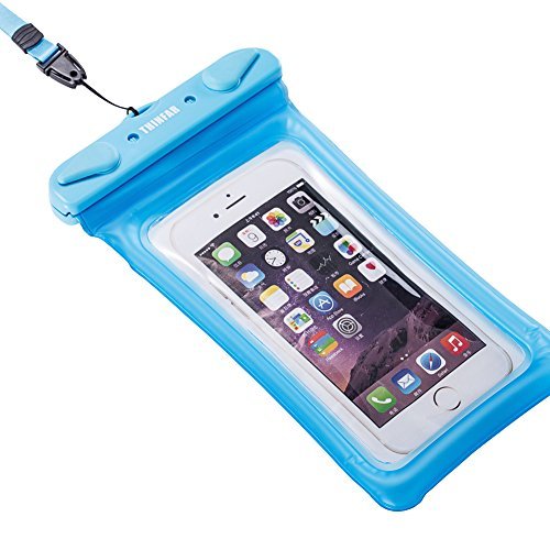 Universal Waterproof Phone Case of 2 Pack Set,Floating Pouch Night-Visible Smartphone Dry Bag for iPhone 8/8 Plus/X/7/7 Plus/6S/6/6S Plus/SE/5S/5,Galaxy S8/S8 Plus/Note 8 6 5, Pixel 2 up to 6.0