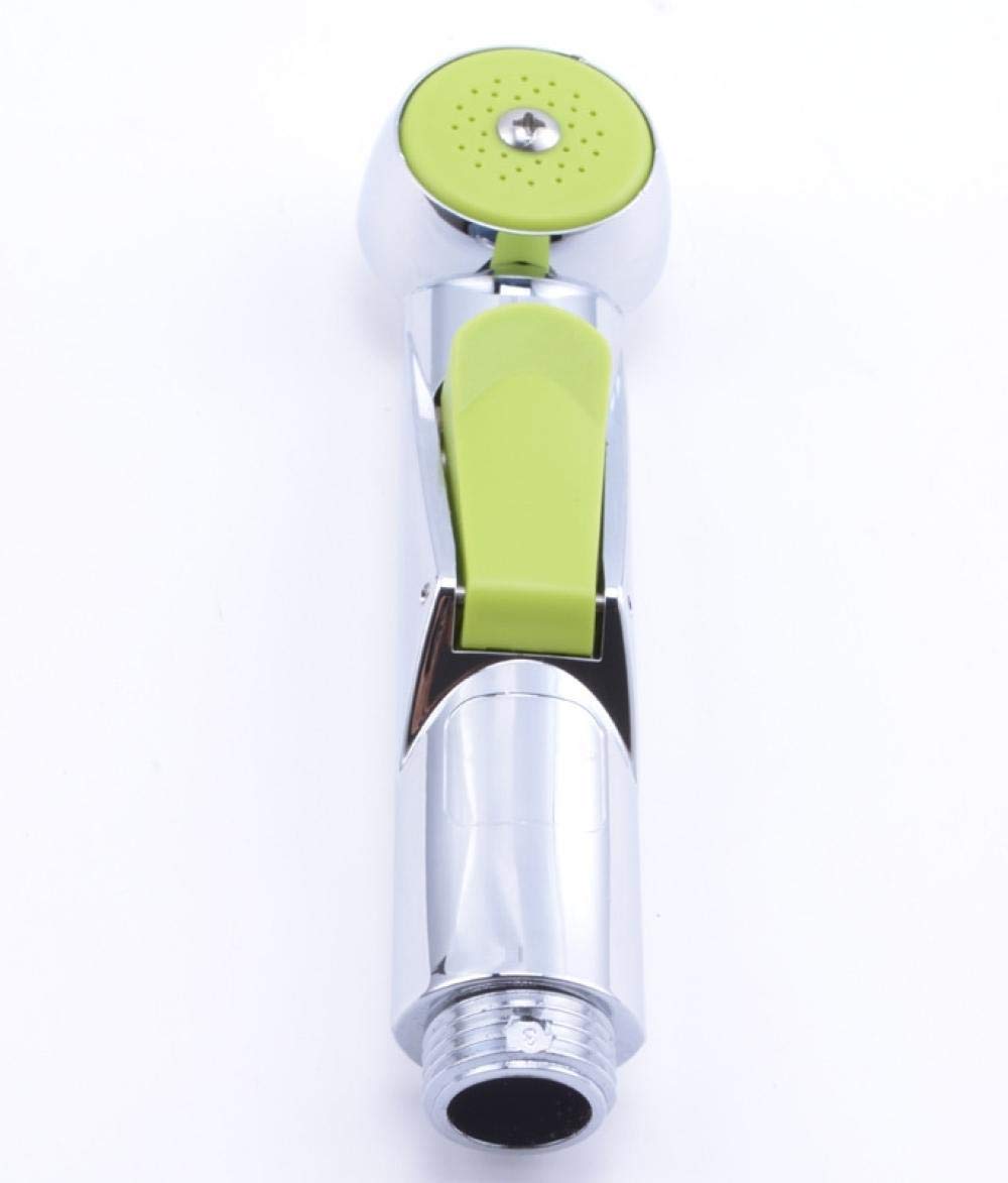 Juego de bidé de Mano para higiene Personal - Pistola rociadora de Inodoro rociador de Lavadora de baño de Cobre Completo Verde electrochapado