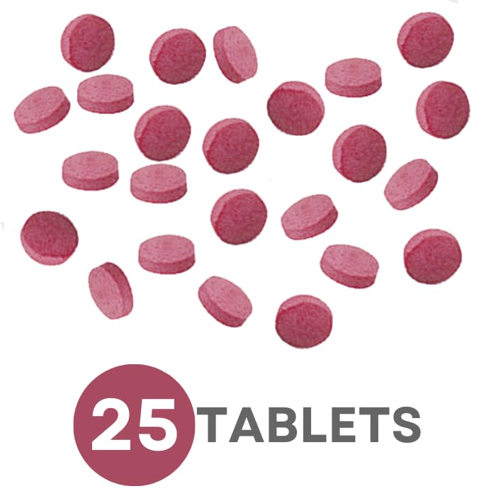 Miniatura 3 de Tabletas reveladoras de placa para cepillarse los dientes, tabletas de divulgación dental para niños y adultos, sabor a cereza no tóxico, 25