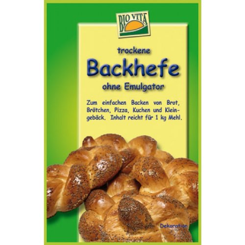 BioVita Backhefe ohne Emulgator, 20g Cover