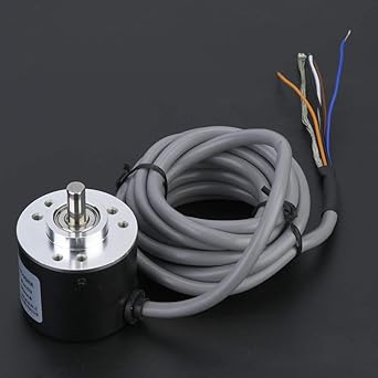 Jeanoko E6B2-CWZ6C Incremental Encoder Quick Response Incremental Rotary Encoder Internal ASIC Devices DC5~26V OD ?38mm(1024P/R)