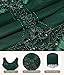 RRYIO 1920s Flapper Dresses for Women,Lace V Neck Great Gatsby Dresses Fringed Roaring 20s (Green, L)