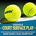 Franklin Sports Practice Tennis Balls - Official Size Low Pressure Tennis Balls - Great For Training + Practice - 3 Count (Pack Of 1), Can Of Low Bounce All Court Surface Tennis Balls