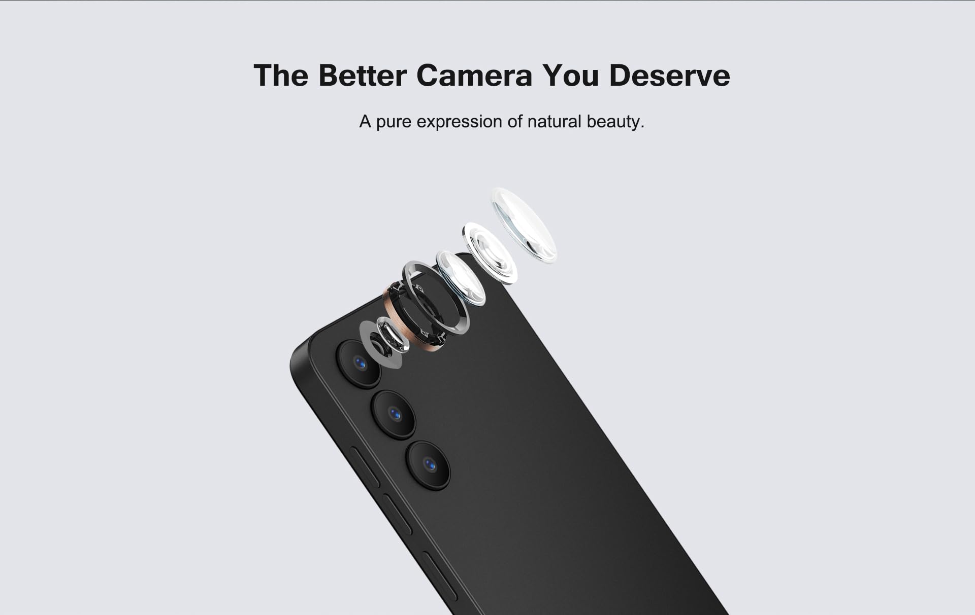 Vortex JK68 Unlocked Android Smartphone, 6.745” HD+ IPS Display, 4GB RAM + 32GB Storage, Dual SIM, Android 14, Black/Grey