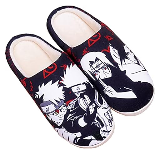 WANHONGYUE Anime Zapatillas de Casa Pantuflas Invierno Hombre Mujer Cálido Felpa Zapatos Interiores Antideslizantes Slippers | Ya disponible en tu tienda friki favorita! En mundofriki.es!