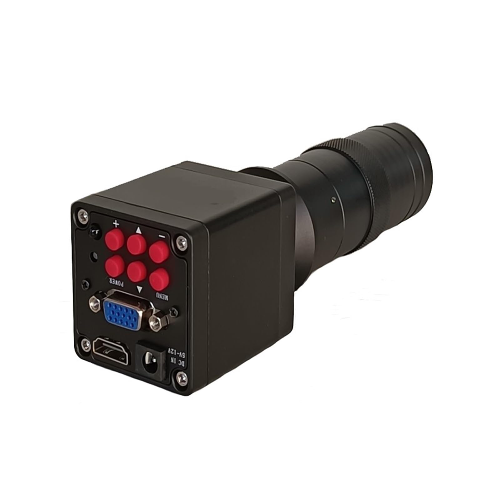 Microscope Lens Black 20MP VGA 1080P Digital Video Microscope Camera with 130X C Mount Lens Industrial Microscopio Phone PCB Repair Tools(Camera 130X Lens)