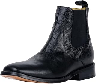 Scorpion Cowboy Boots for Men Western Square Toe Ankle Chelsea Boots