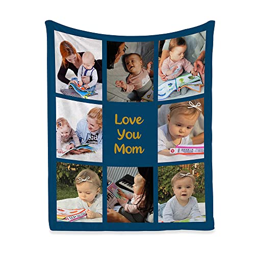 Couverture personnalisée avec Mots Collage d'images pour père, Maman, Enfants, Chiens, Amis ou Couples (pic-8) Cover