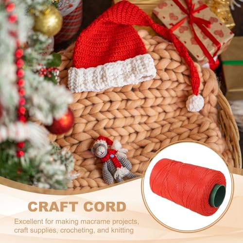 Cordon macramé 3mm en polyester qui ne se déforme pas pour fabriquer sacs et chapeaux
