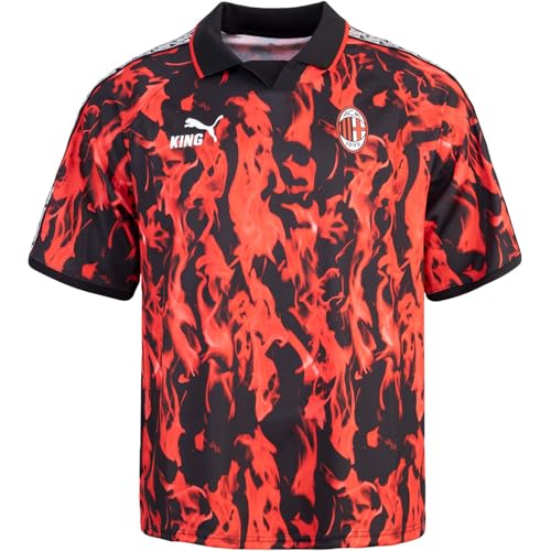 PUMA AC Milan Mailand Retro Trikot Jersey (DE/NL/SE/PL Alphanumerisch XL Regular Regular red Black)