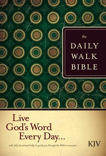 The Daily Walk Bible KJV (Softcover) Paperback – April 1, 2008