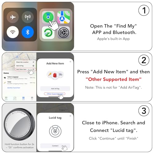 Tukio Lucid Tag Bluetooth Tracker (4-Pack, iOS Only) — view 7