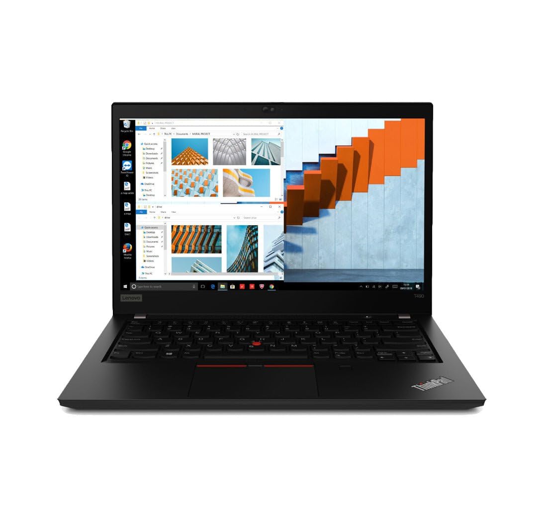 Lenovo ThinkPad T490, 14" FHD Display, Intel Core i7 8565U, 16GB RAM, 512GB SSD, Webcam, Windows 11 Pro, ESET Internet Security