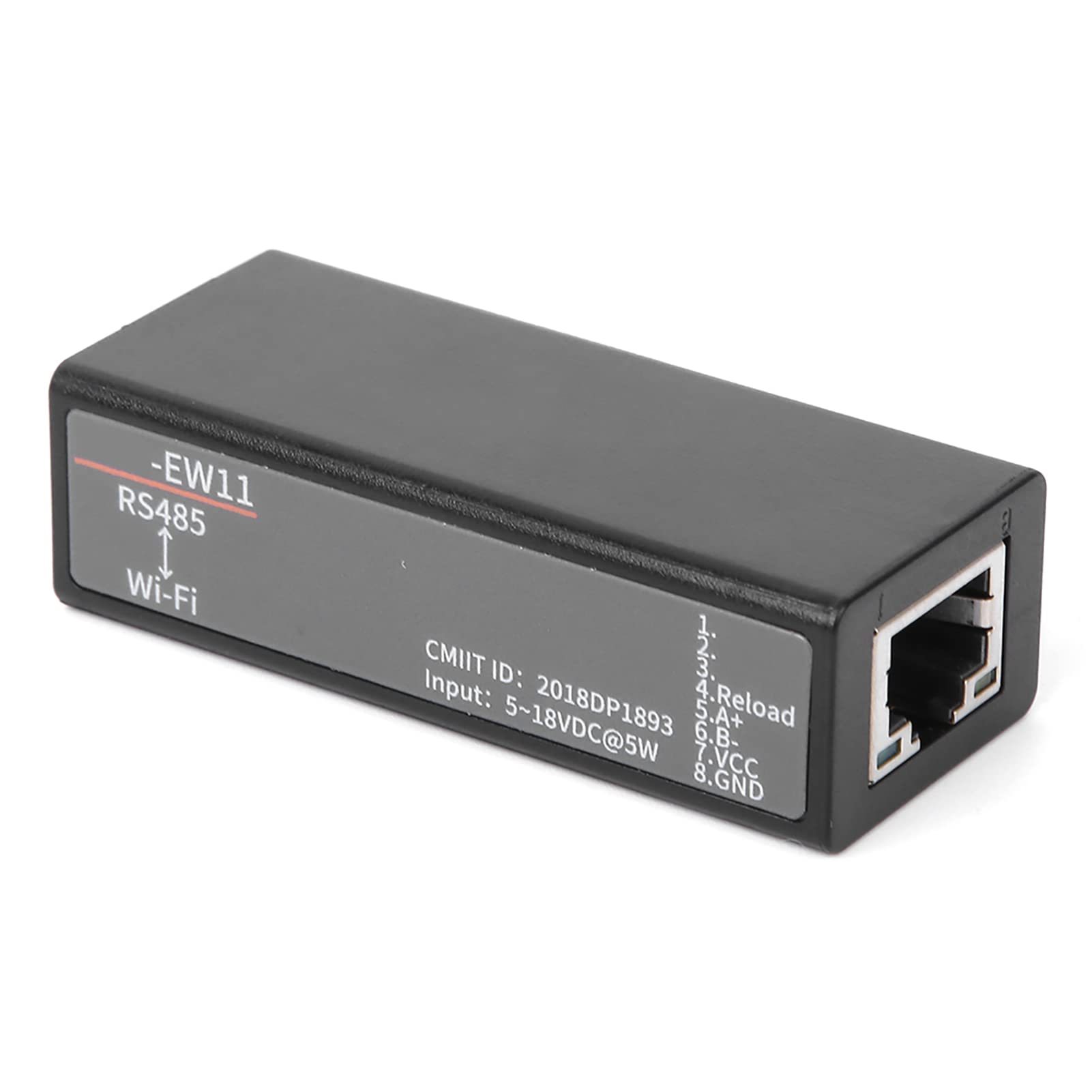 Servidor Serie a WIFI con Antena Incorporada, Módulo de Comunicación Inalámbrica Servidor de Dispositivo Serie con Interfaz RJ45, Servidor Serie Ethernet para Profesionales