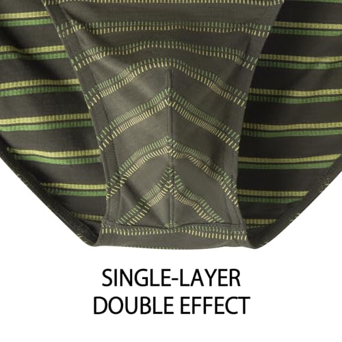 Men’s Modal Bikini Briefs Low Rise Lightweight Underwear Breathable Single-Layer Soft Stretch ES20154