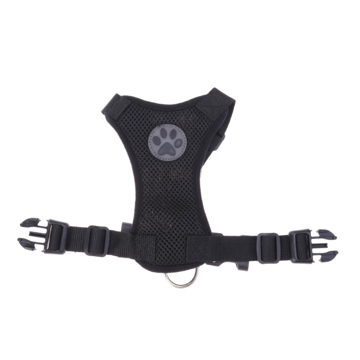 Didiseaon 3pezzi Pettorina Regolabile Per Cani Rete Traspirante Xs Per Cuccioli Design Senza Strozzature Cintura Comoda Colore Nero