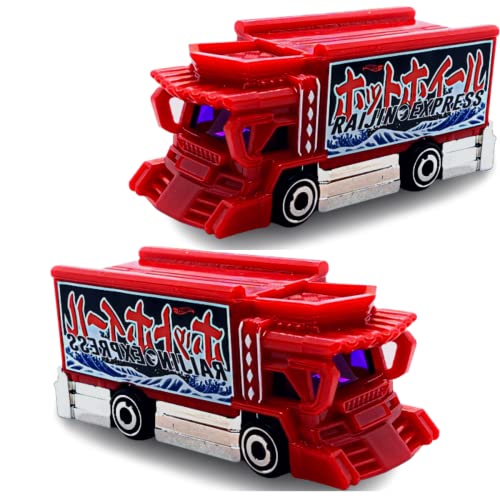Hot Wheels Raijin Express, HW Haulers 1/5 Treasure Hunts miniatura 3