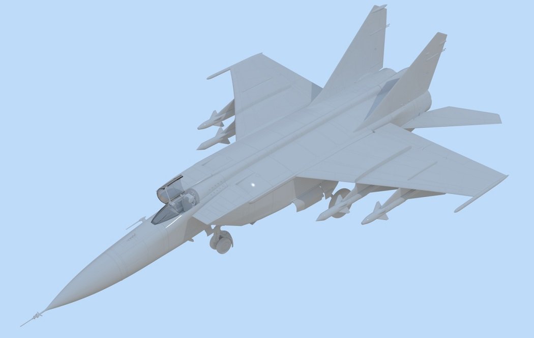 ICM 48903 - Maqueta de MiG-25 PD, Interceptor Soviet Fighter