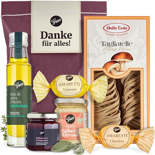 Gepp’s Feinkost Wundertüte 'Danke für Alles' zum Muttertag I Muttertagsgeschenk für eine genussvolle Auszeit mit Köstlichkeiten I Geschenkidee für die Mutter