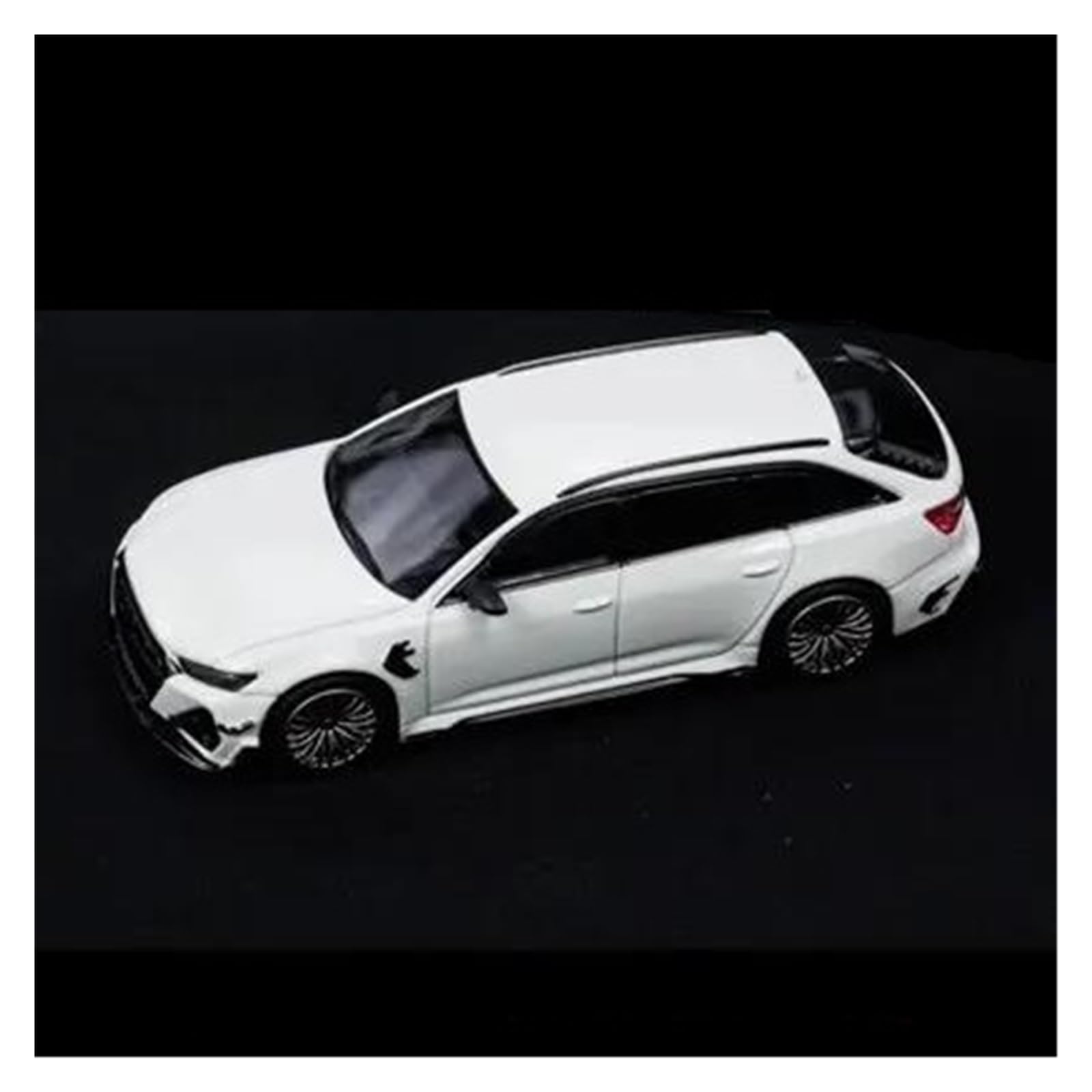 Metallo Scala Replica Mini Car Model Limited Edition 1 64 Per Audi ABT RS6-R Glacier White Metallic Cars Collection Toys