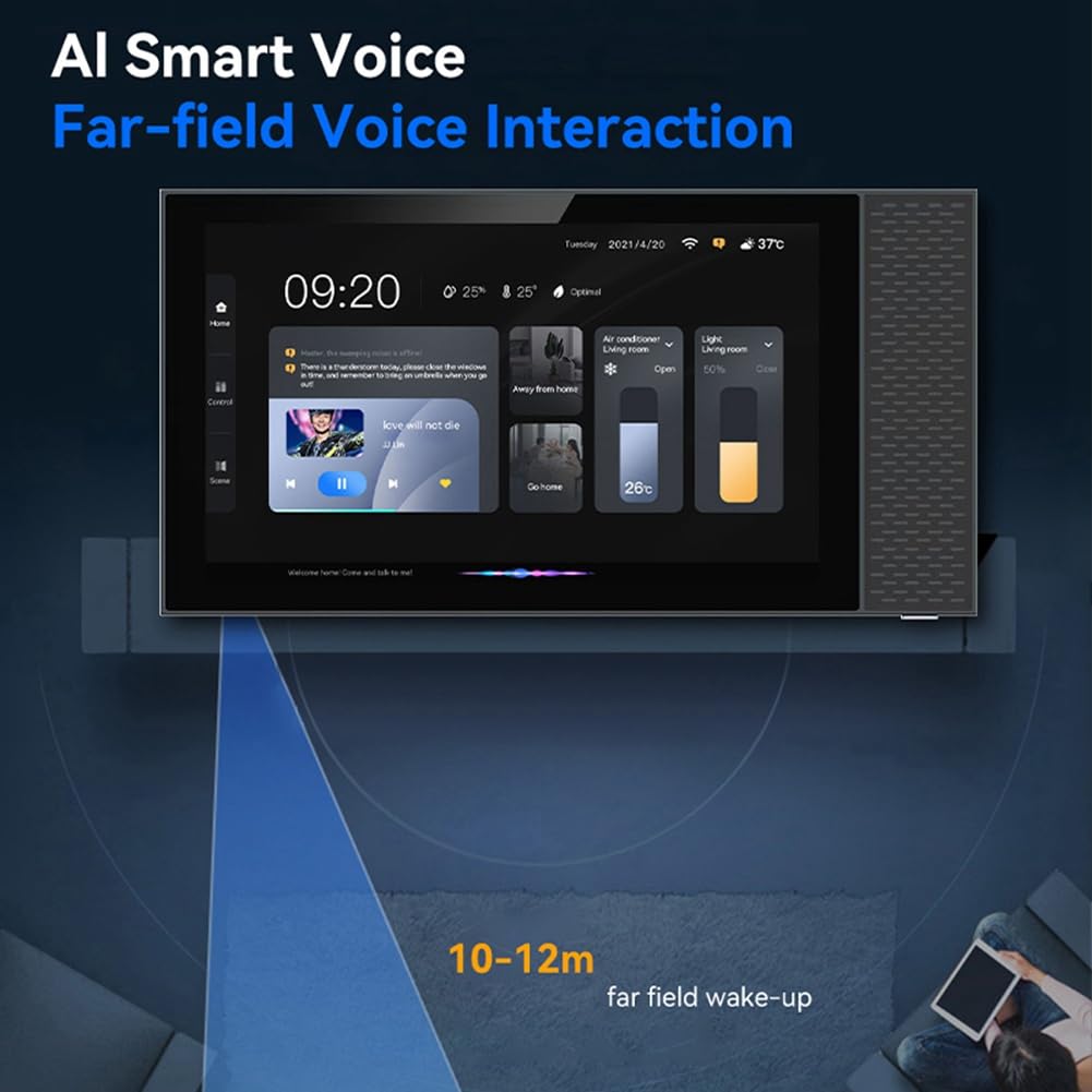 Panneau Tactile Intelligent Tuya ZigBee Gateway Pour Maison Connectée - Écran Tactile 6/8 Pouces, Contrôle APP, Compatible Alexa - Neuf, Garantie 3 Ans